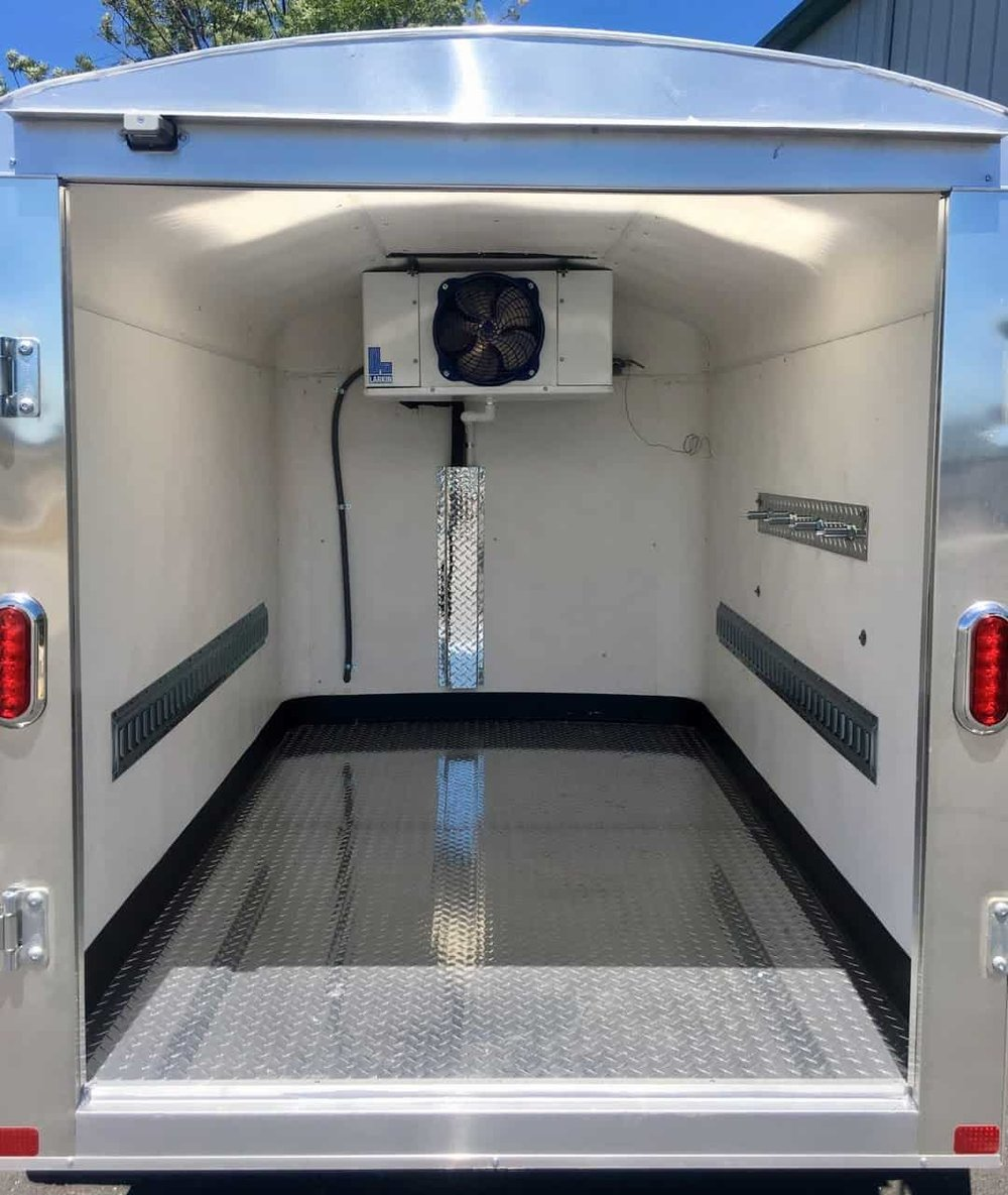 small refrigerated trailer for sale