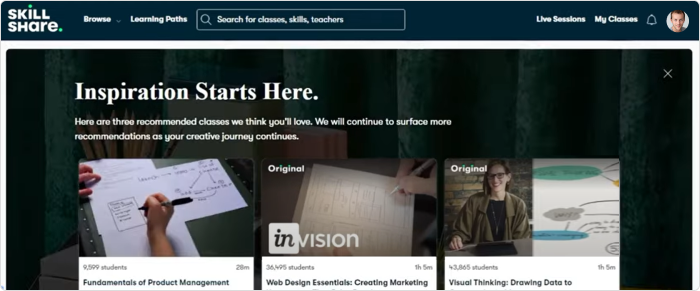 Comment vendre une formation en ligne avec SkillShare