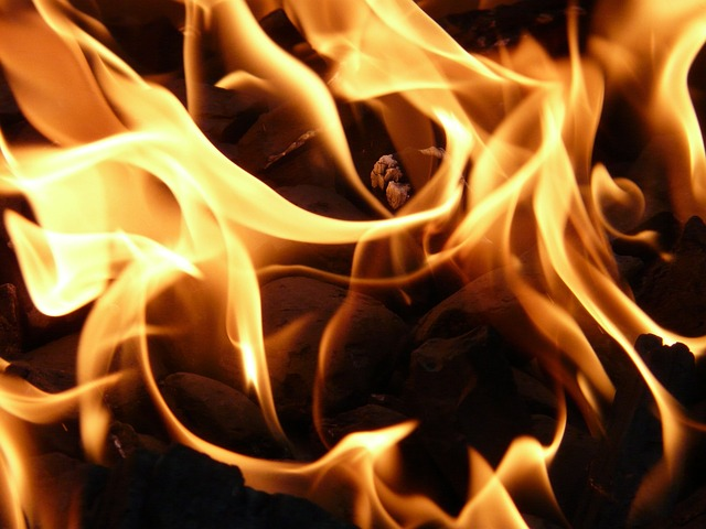 An image of a burning flame.