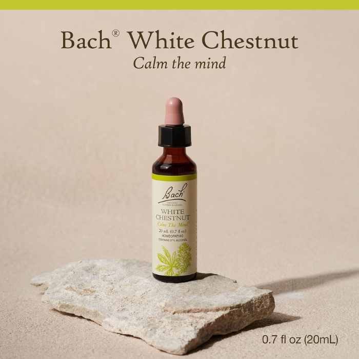 Bach White Chestnut remedy for depression, "Calm the Mind."