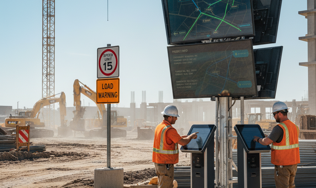 informational signage required on construction sites