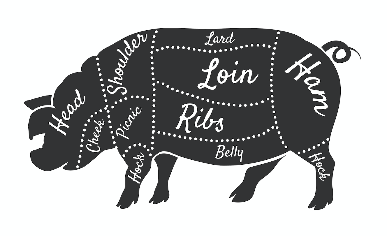 Apart from casseroles you can also find more pork recipes utilising various cuts of the animal.