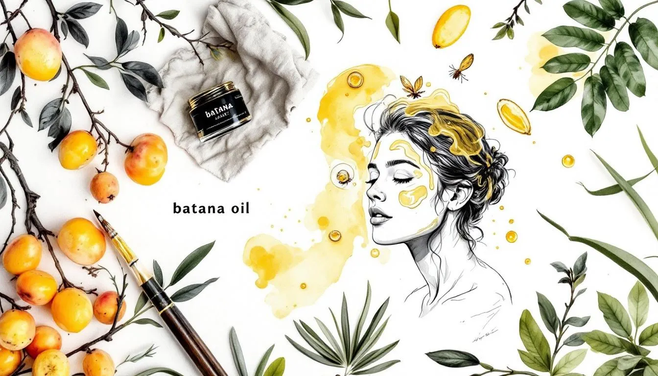 A person applying batana oil as a hair mask, demonstrating how to use batana oil effectively.
