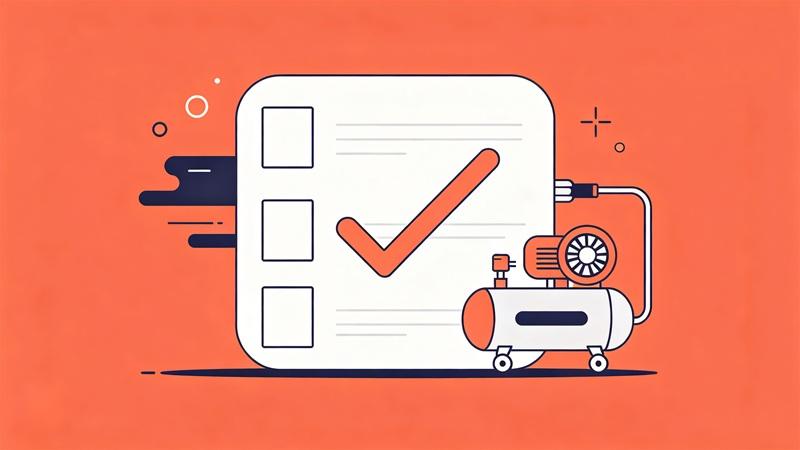 Action Checklist of Choosing The Right Air Compressor