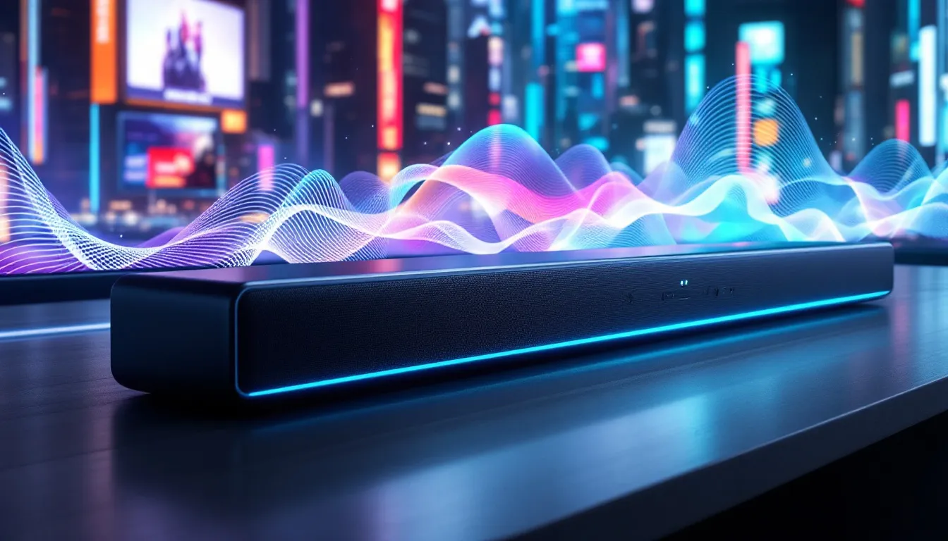 Bedienkomfort und Konnektivität der Sennheiser AMBEO Soundbar, die verschiedene Anschlussmöglichkeiten bietet.