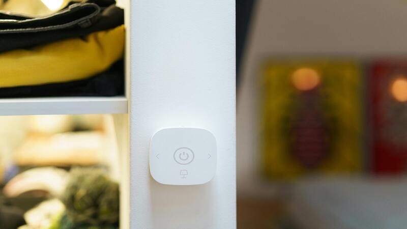 Smart switch in a living room
