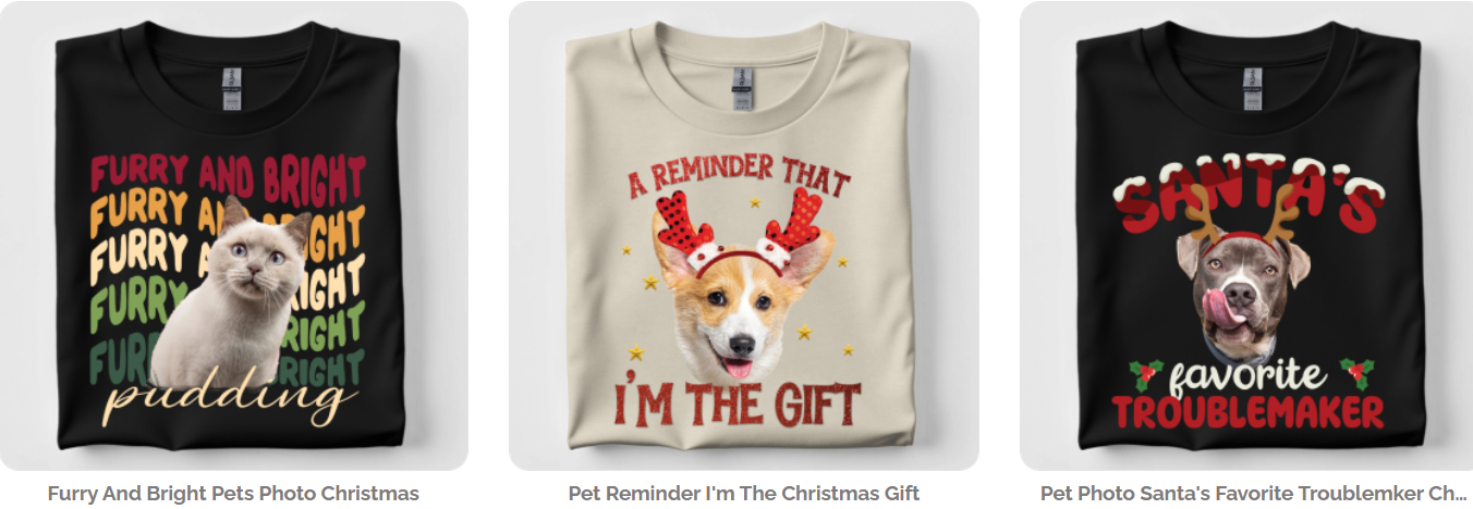 pet themed christmas apparel