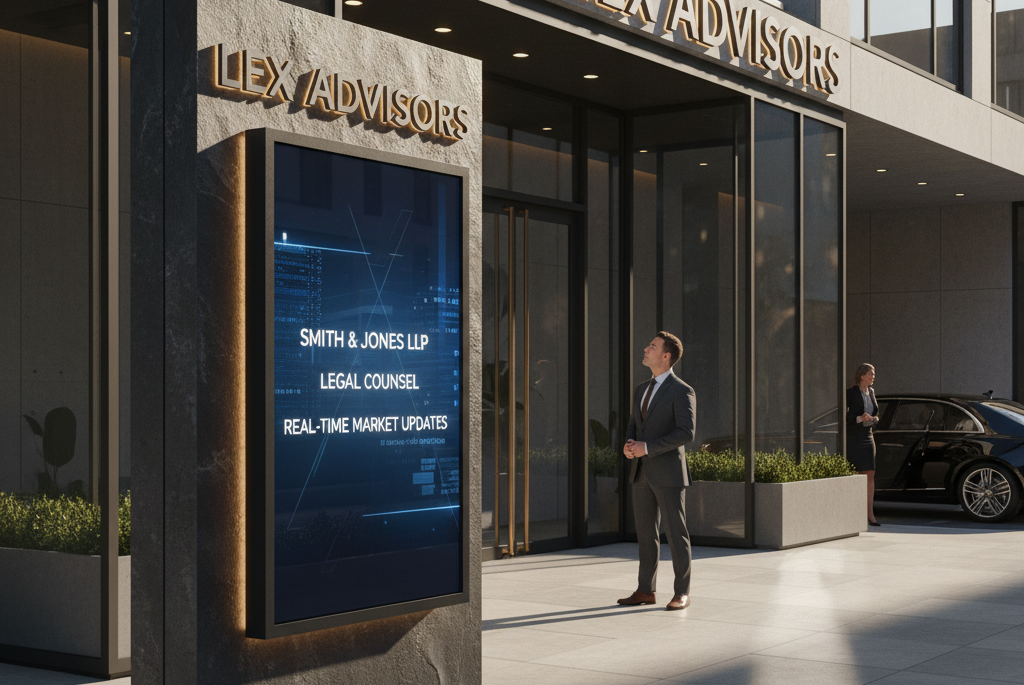 How Can Law Office Signage Strengthen Your Brand? 3 monument signs and dimensional lettering