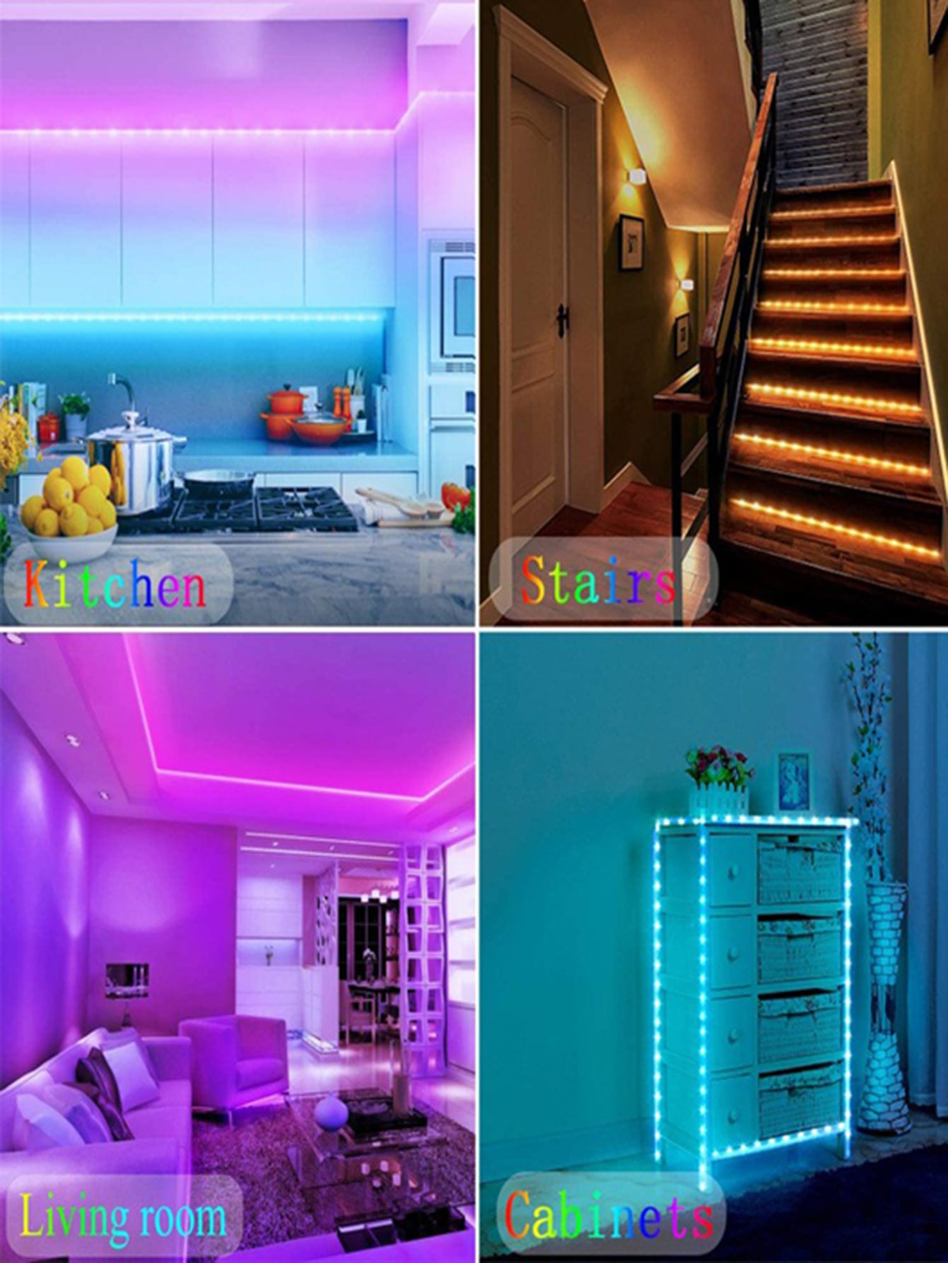 LED light strip for Cabinet Lighting DIY projects