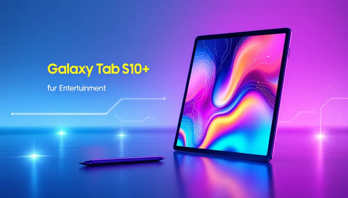 Samsung Galaxy Tab S10+ - eine der besten Tablets für Unterhaltung.