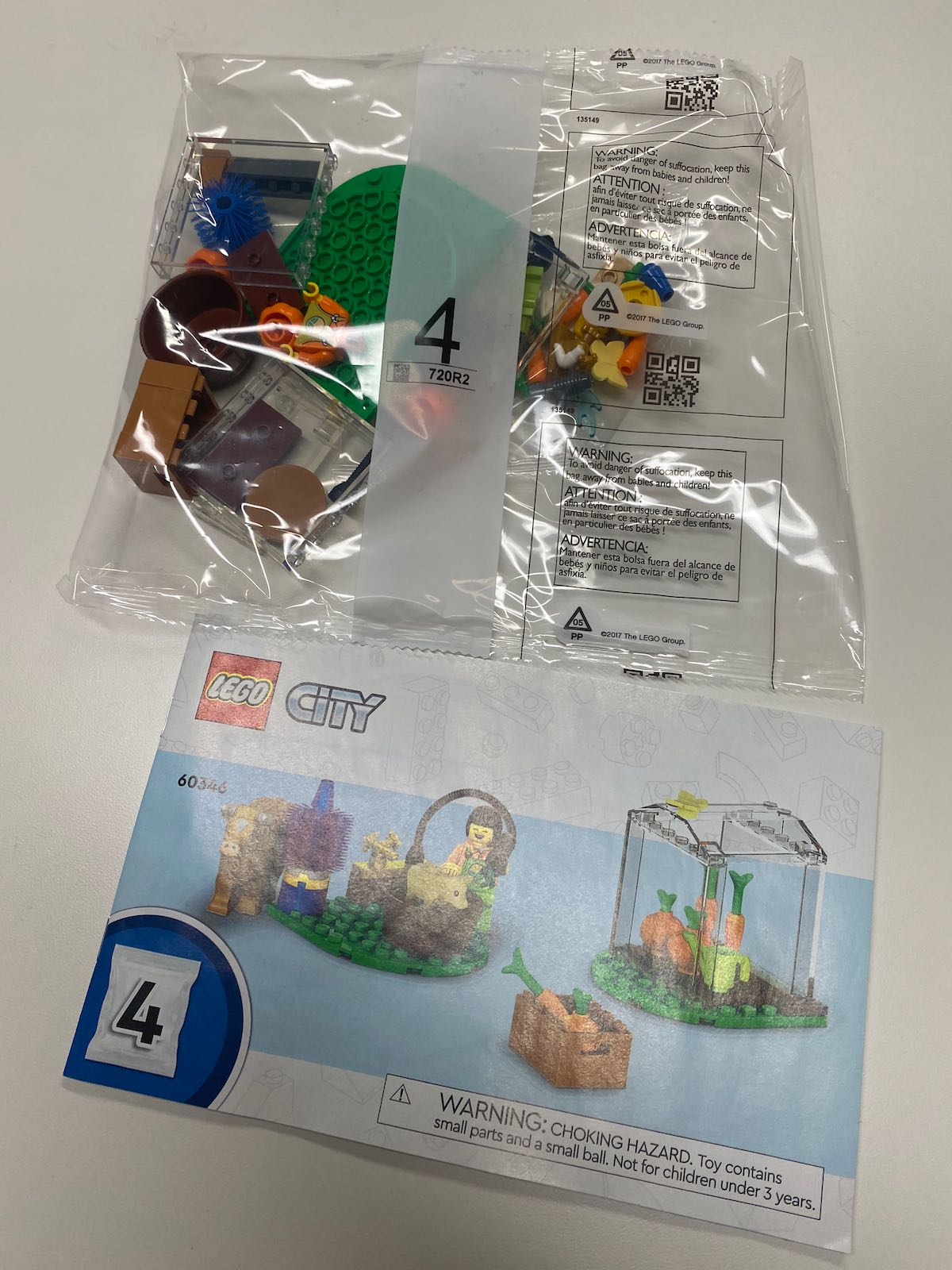 LEGO 60346 Barn & Farm Animals Bag 4