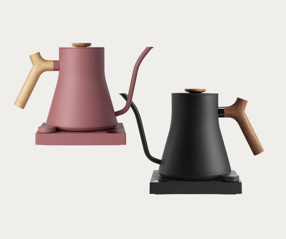 Stagg kettles in pink and black