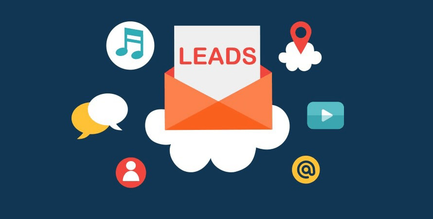 The picture shows what email leads are