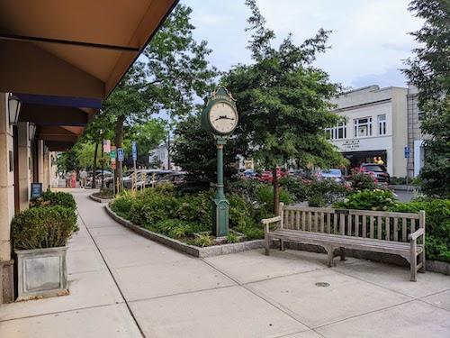 Greenwich Avenue is lovely in the springtime, and one of the premier shopping destinations in the Northeast