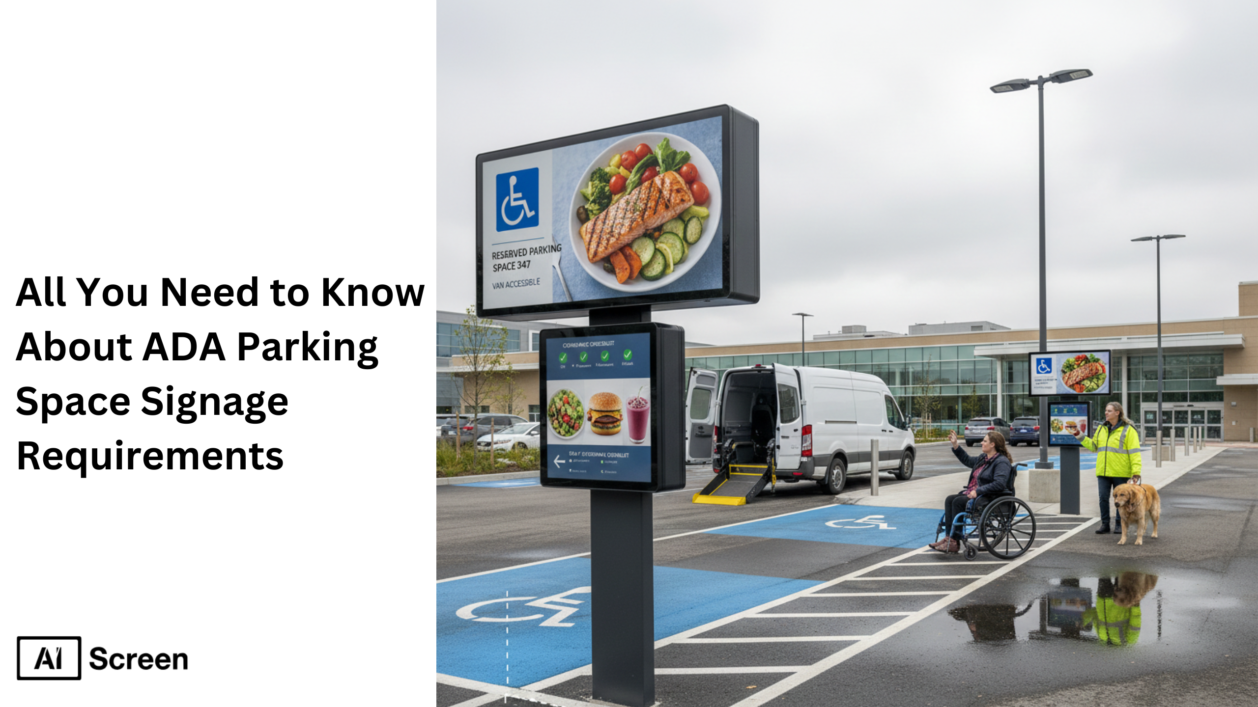 What Are the ADA Parking Space Signage Requirements? 1 ada accessible parking signage