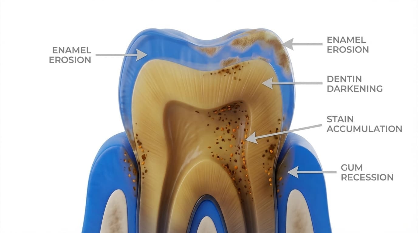 How Aging Changes Your Teeth (and Why They Look Darker)