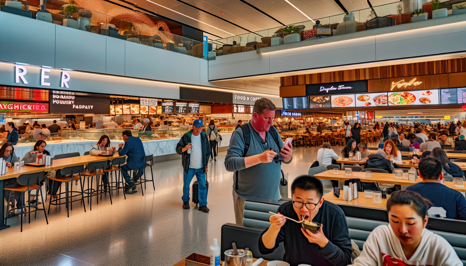 Dining options at Terminal 4