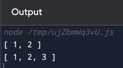 Output of slice() in JavaScript