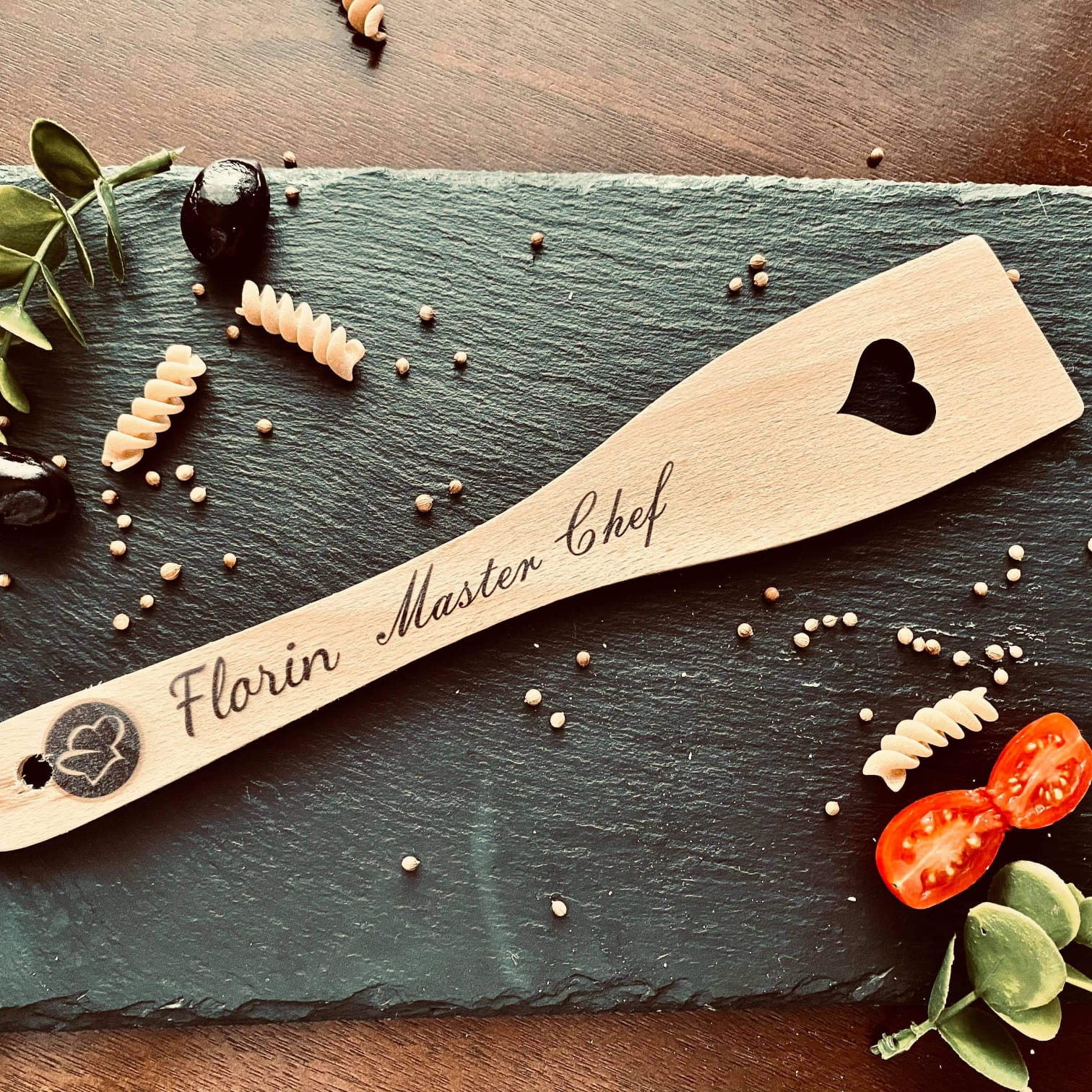 Linga de lemn personalizata