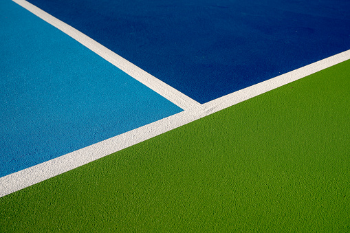 Image showing a pickleball court