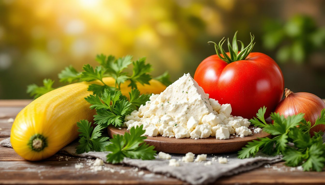 A step-by-step guide to making Greek salad with fresh ingredients.