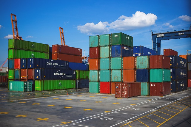 port, pier, cargo containers, commercial property loan
