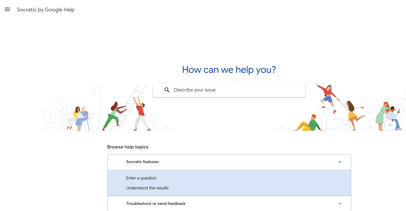 Google Socratic providing AI-powered homework help and step-by-step learning support, making it a useful Khanmigo alternative for students across multiple subjects.