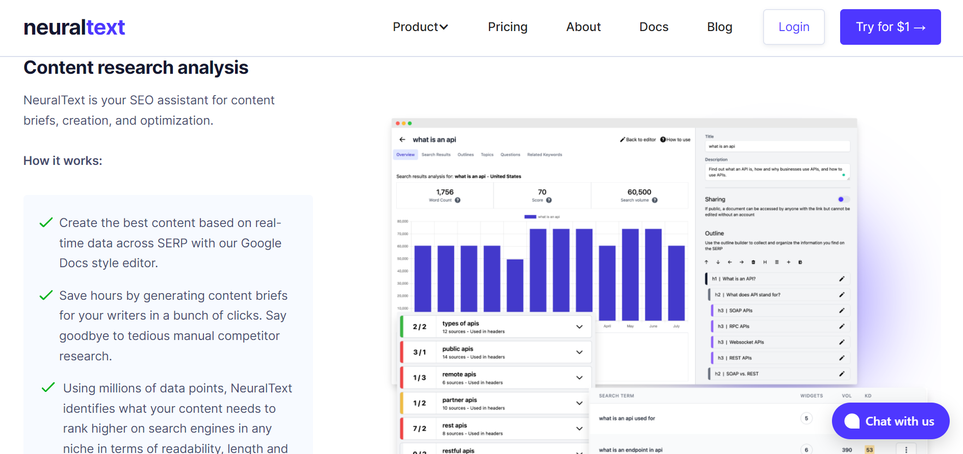 NeuralText Landing Page