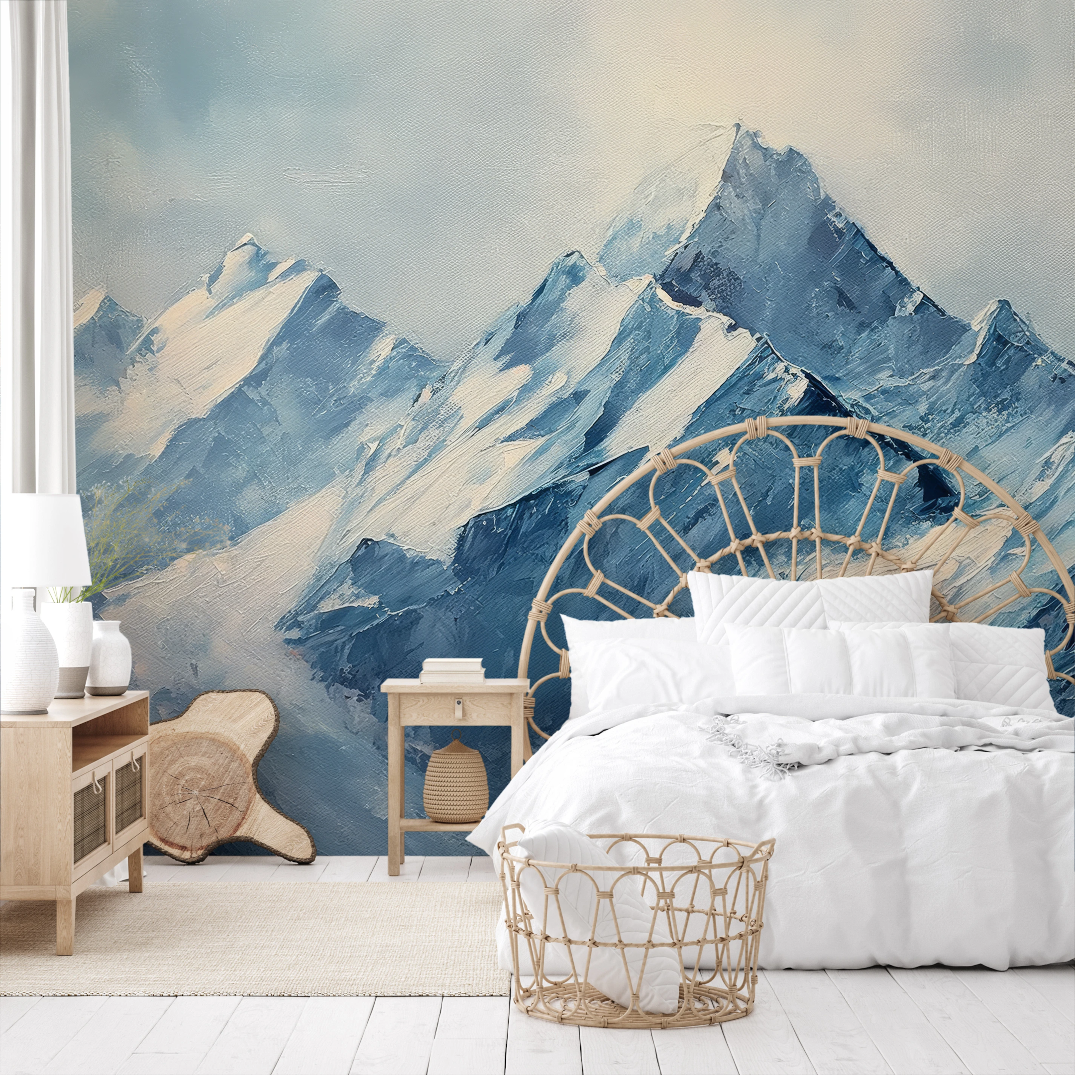 One of the Decomura photo wallpaper patterns from the "Mountains" collection