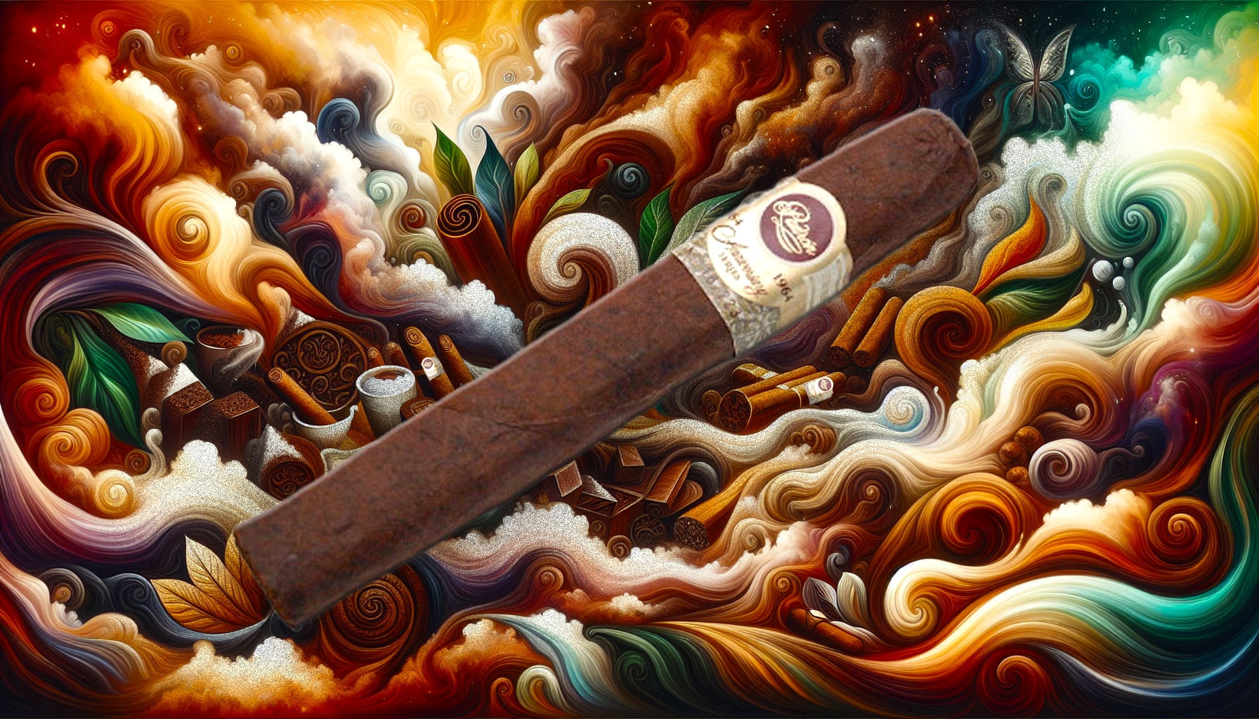 A visual representation of the flavor profile of Padron cigars.