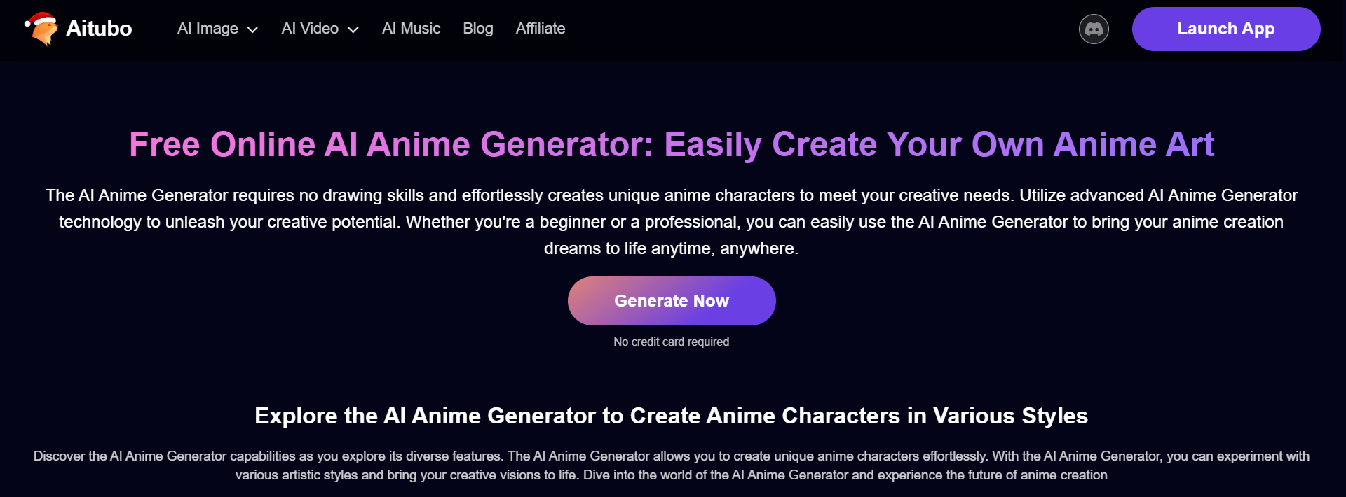 AI Anime Generator