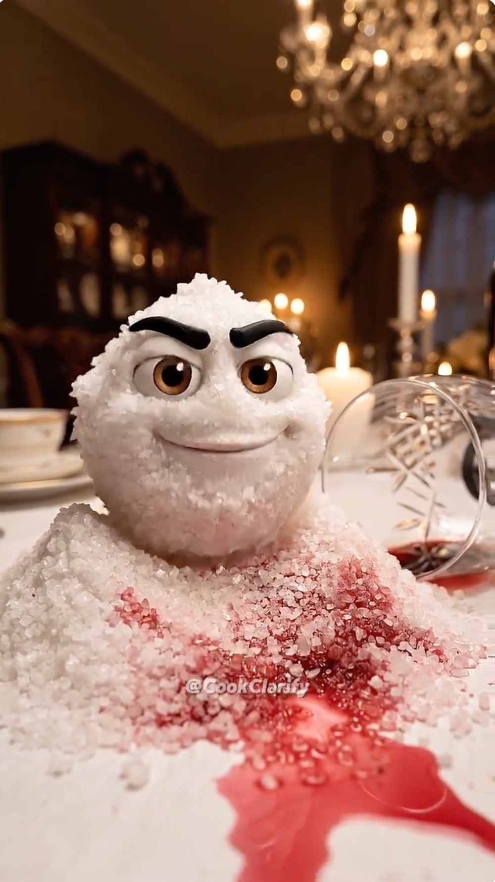 viral ai life hack salt to remove wine stains