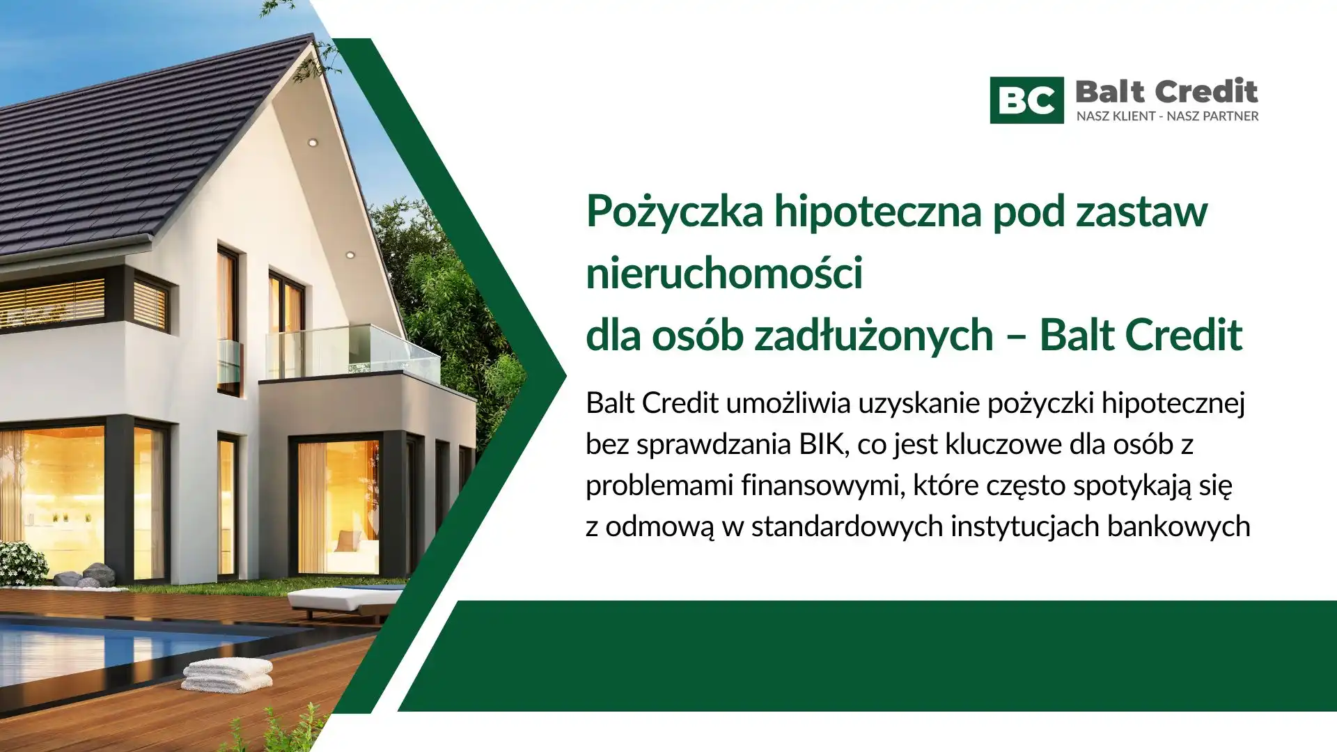 Pożyczka hipoteczna bez bik dla osób zadłużonych 