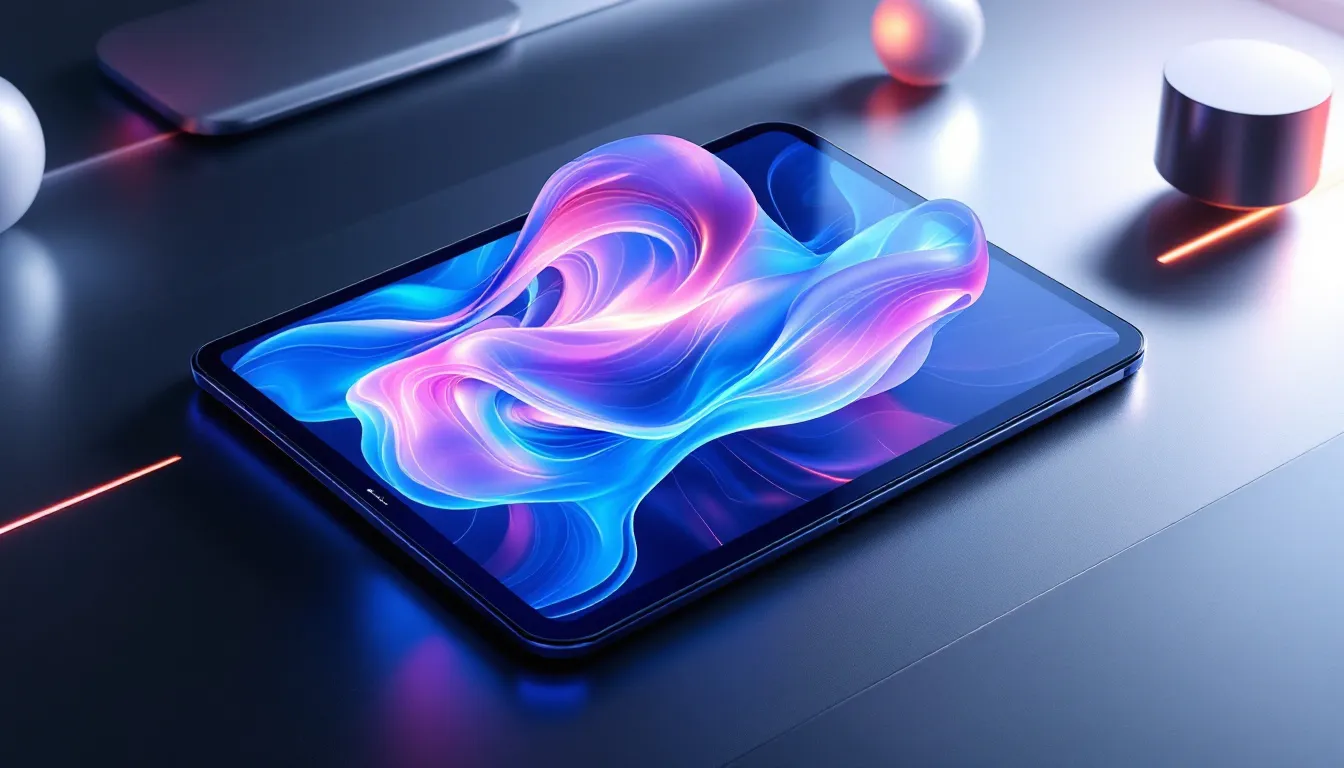 Das Liquid Retina Display des iPad 11 2025 zeigt brillante Farben und Schärfe.
