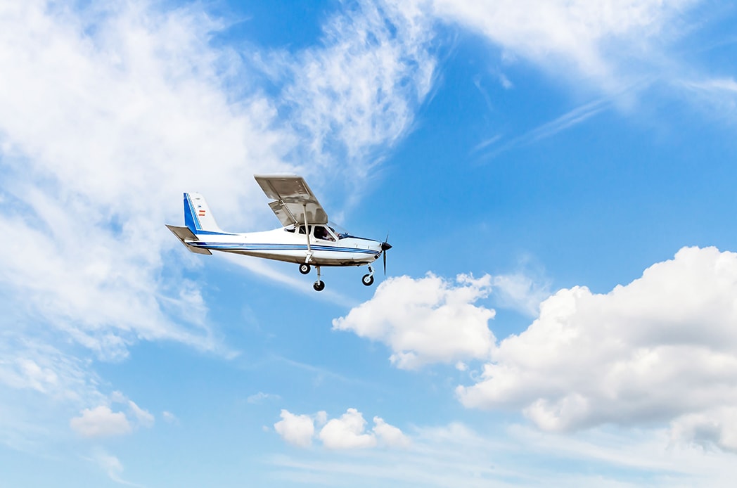 joy of learning to fly above the clouds