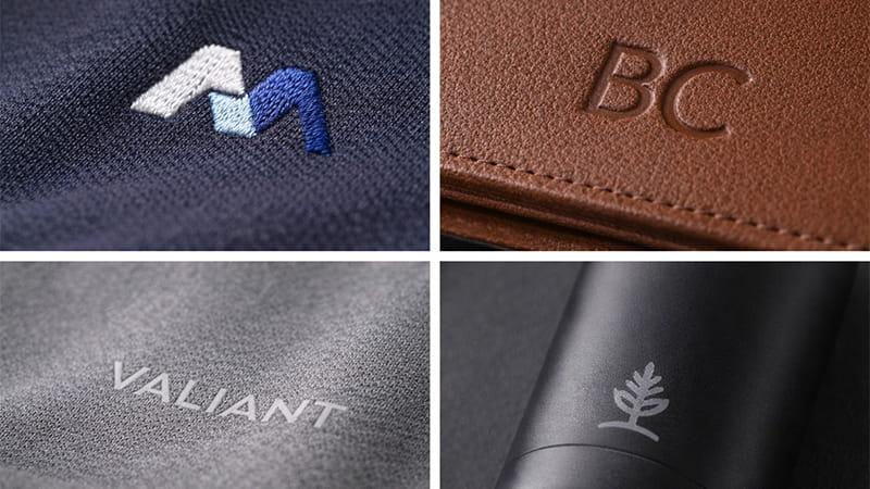 custom merchandise branding techniques