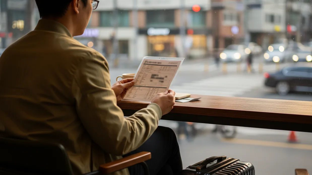 Validity window for dummy ticket in Seoul visa applications