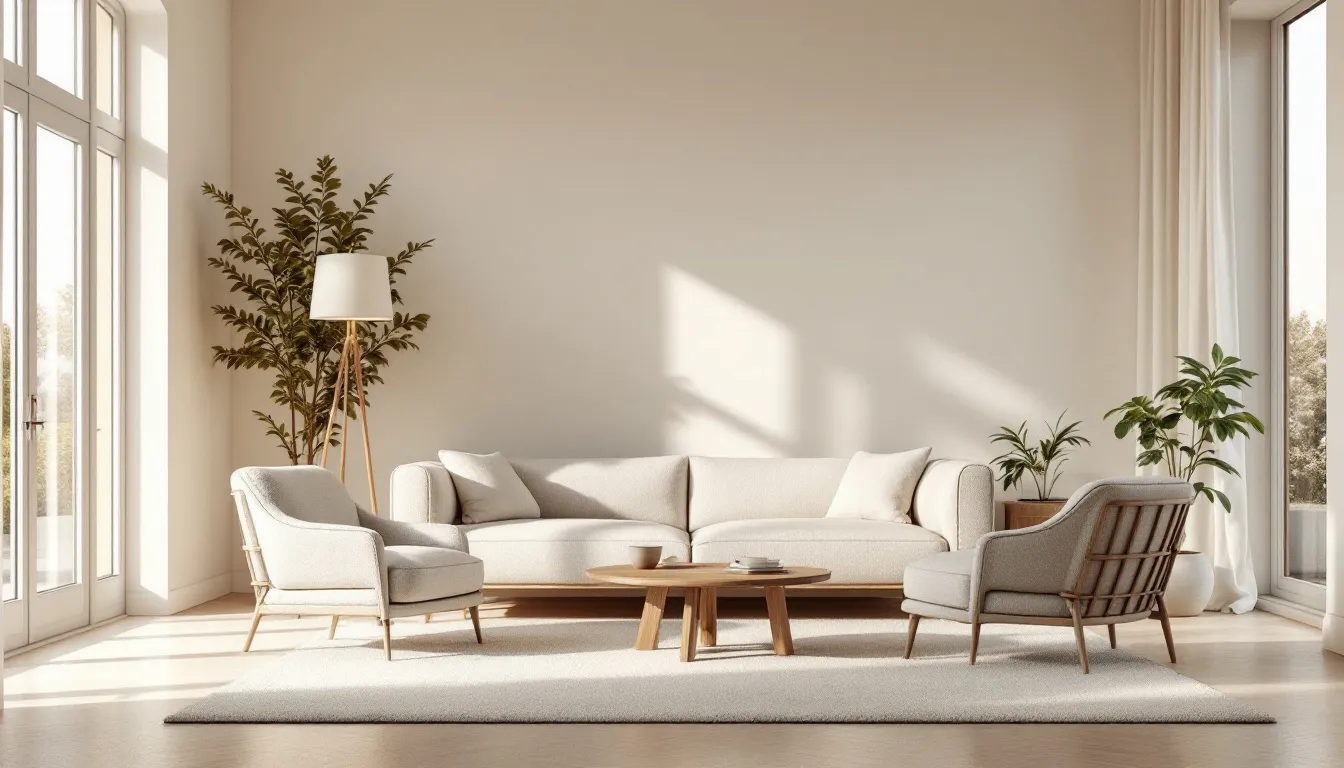 A cozy living room featuring a stylish 3 seater sofa.