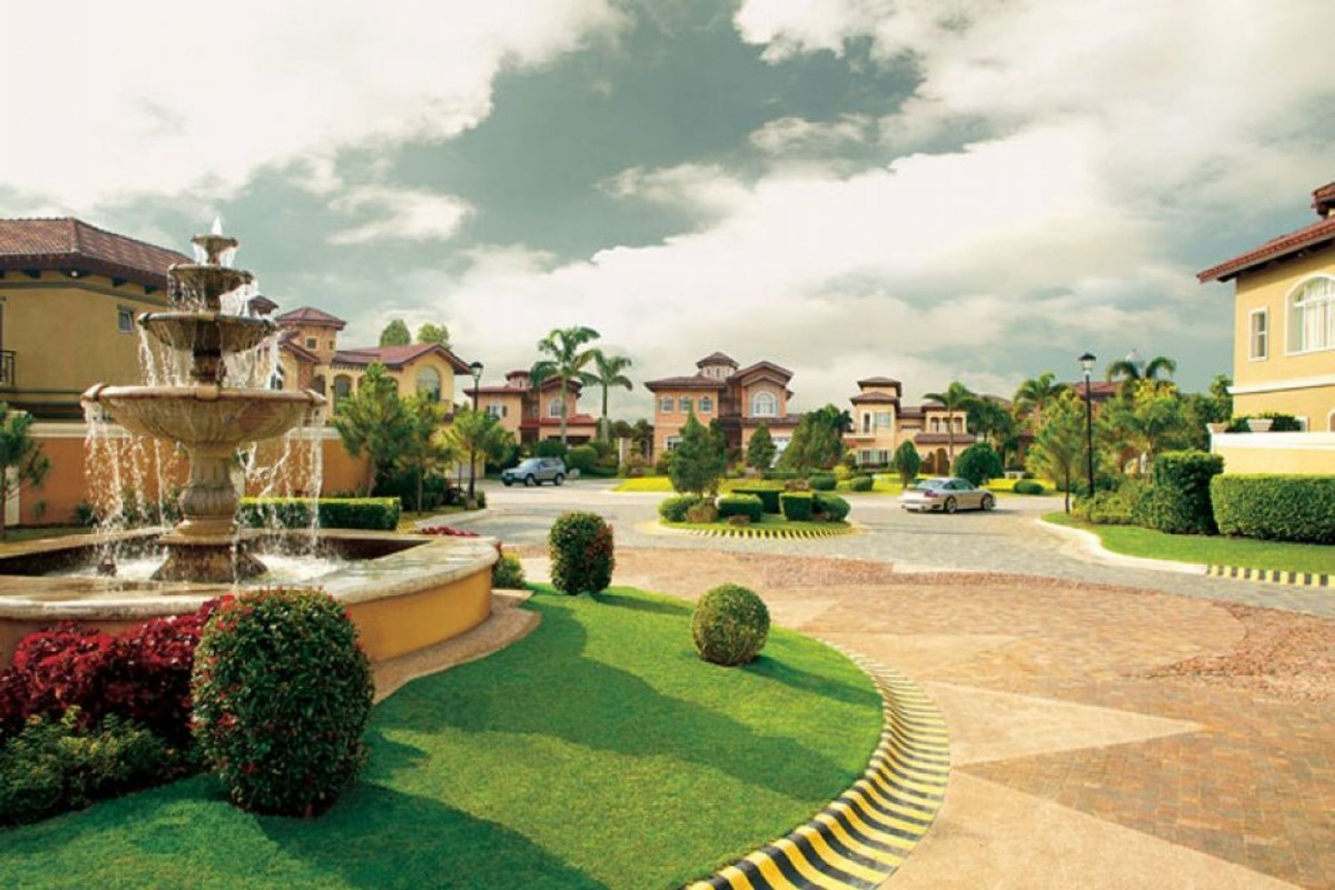 Photo inside the luxury community of Portofino Alabang