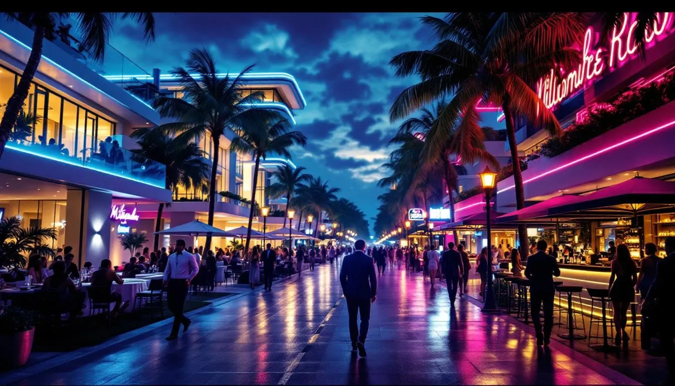 Luxurious homes and celebrity mansions along Millionaires Row.