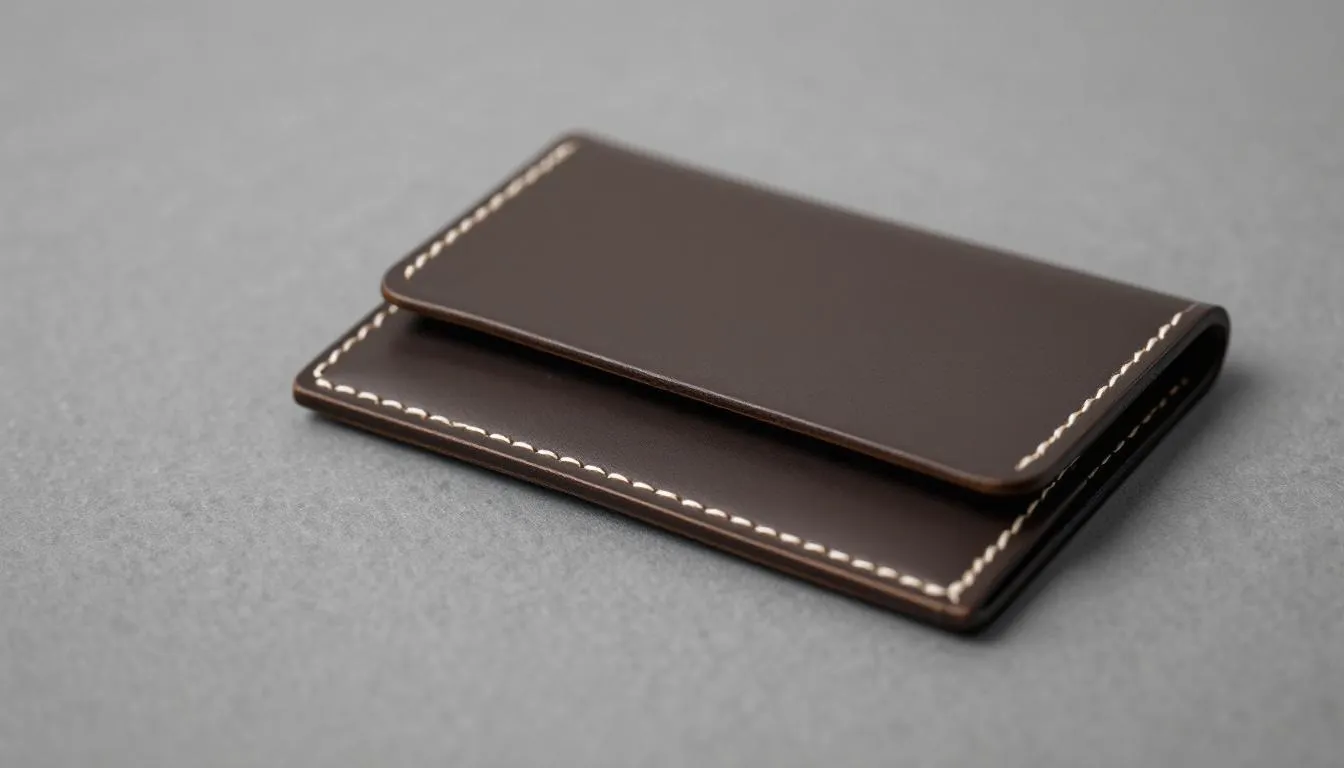 Materialen van een gepersonaliseerde portemonnee.