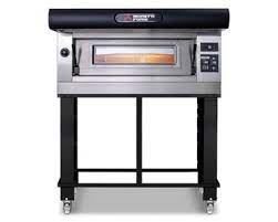 Moretti Forni COMP-D-1-S Amalfi Single Deck Pizza Ovens on Stand