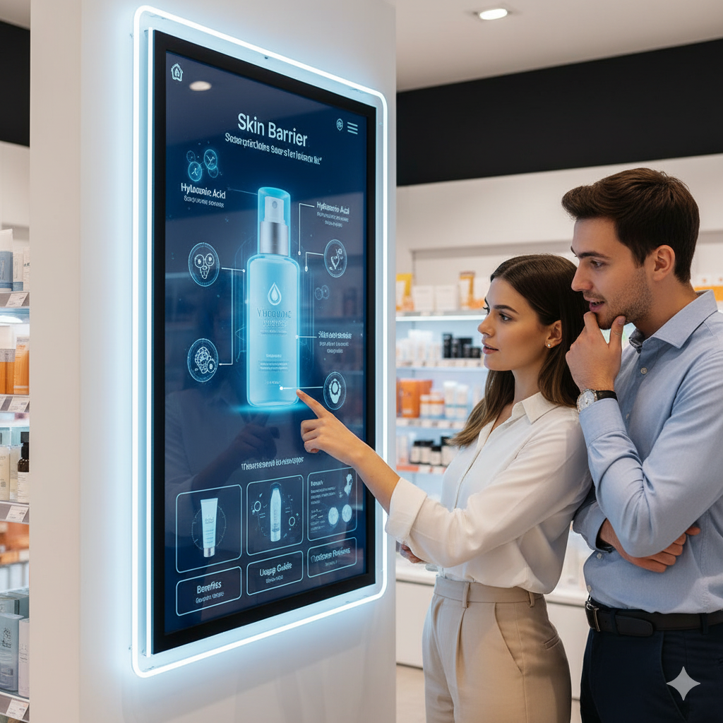 How to Improve ROI from Retail Digital Signage: Key Metrics and Best Strategies 3 interactive educational content