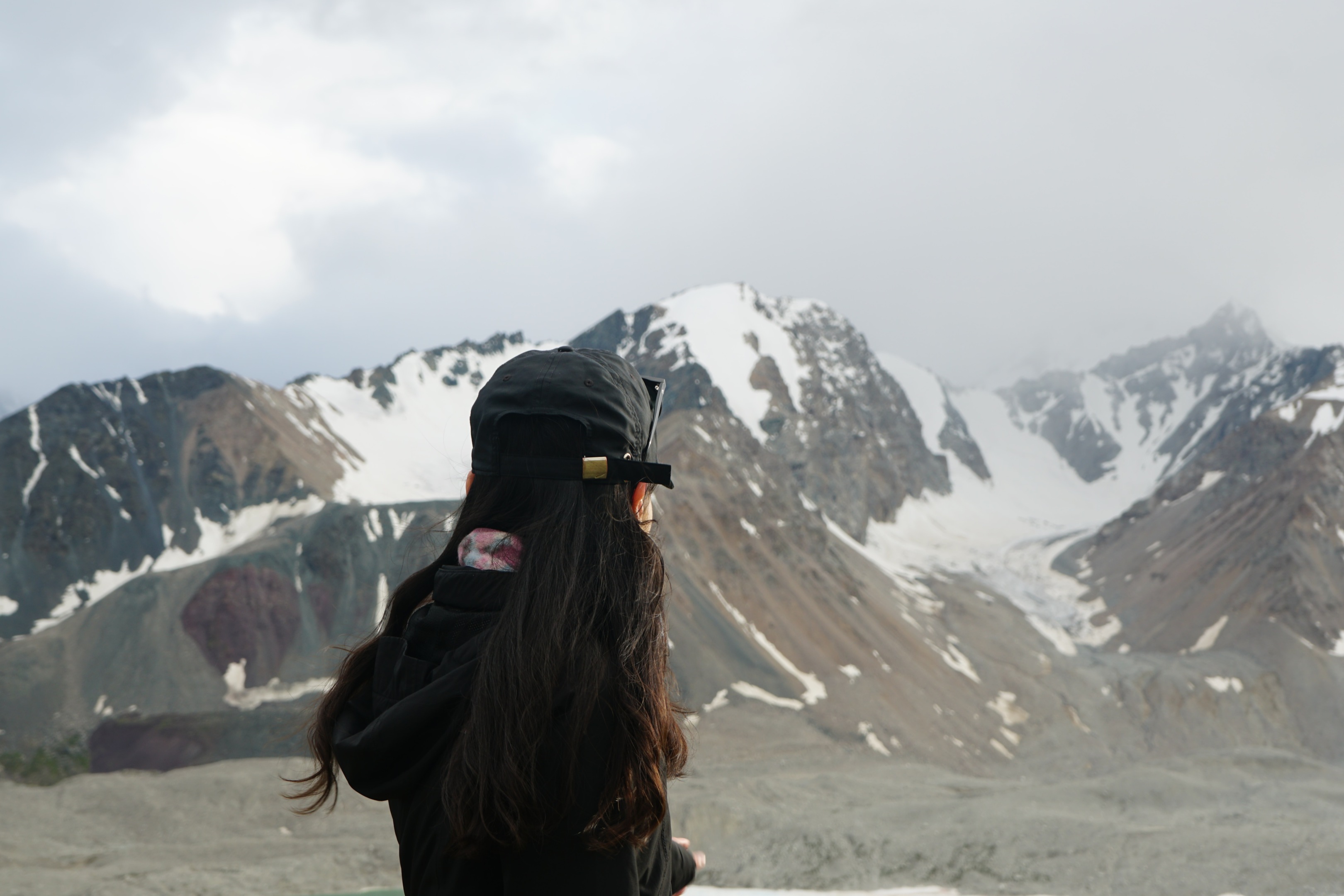 A person staying safe and healthy in Mongolia