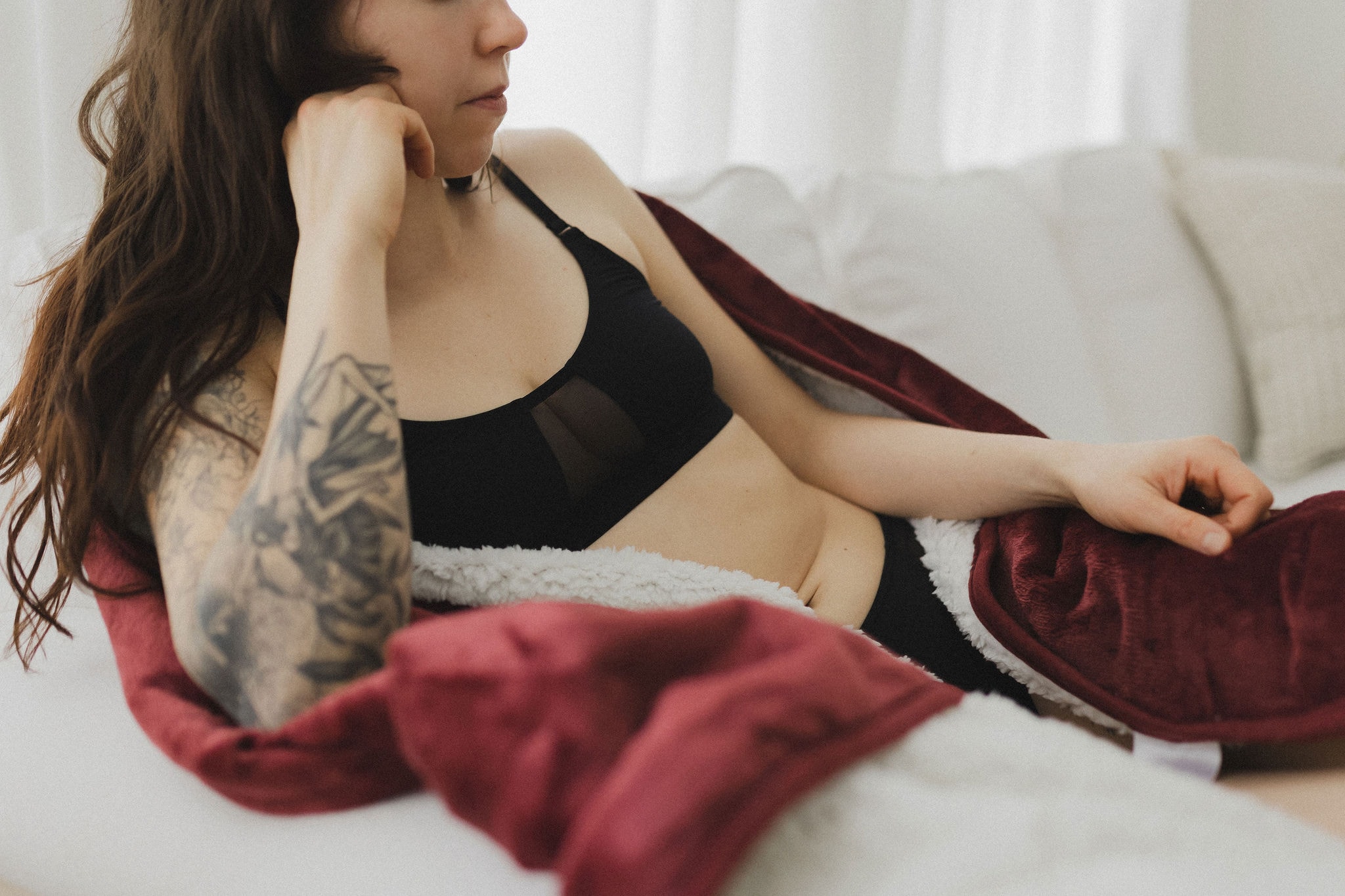 Crimson Free Bleed® Blanket