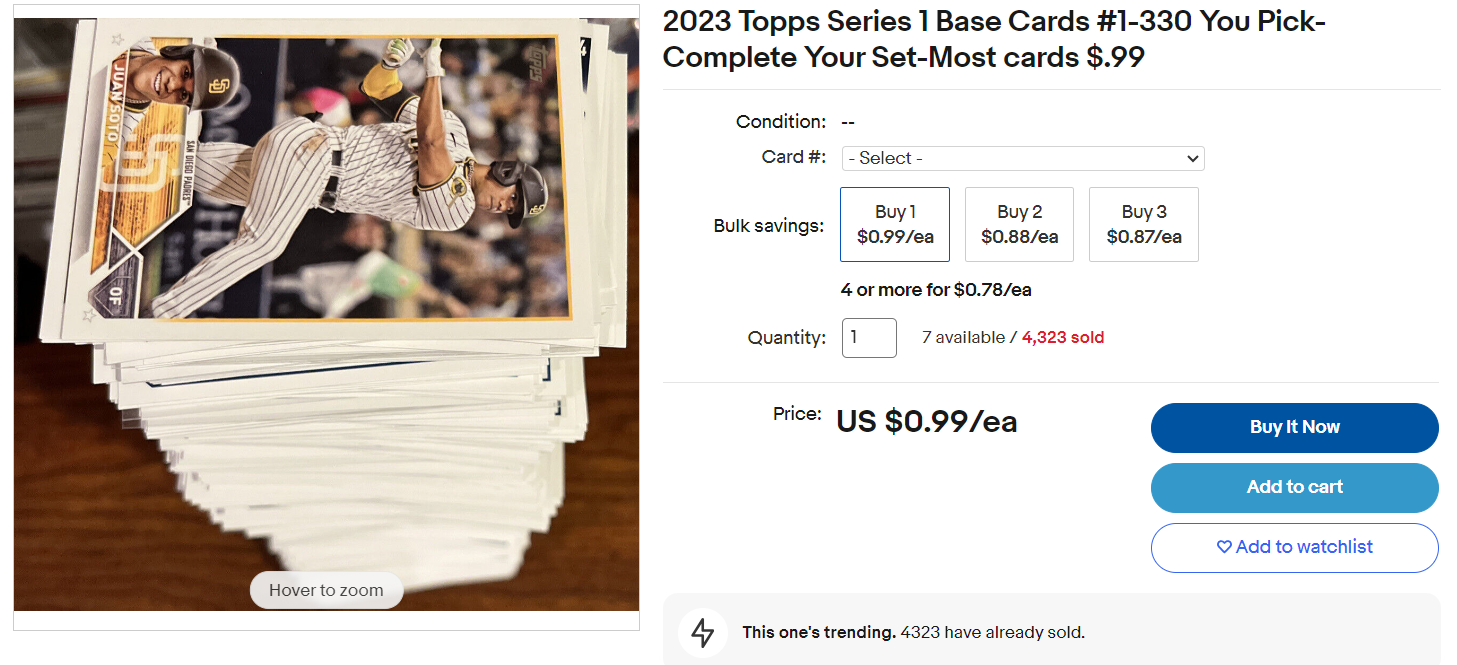 How to Sell Sports Cards on eBay ZIK Analytics