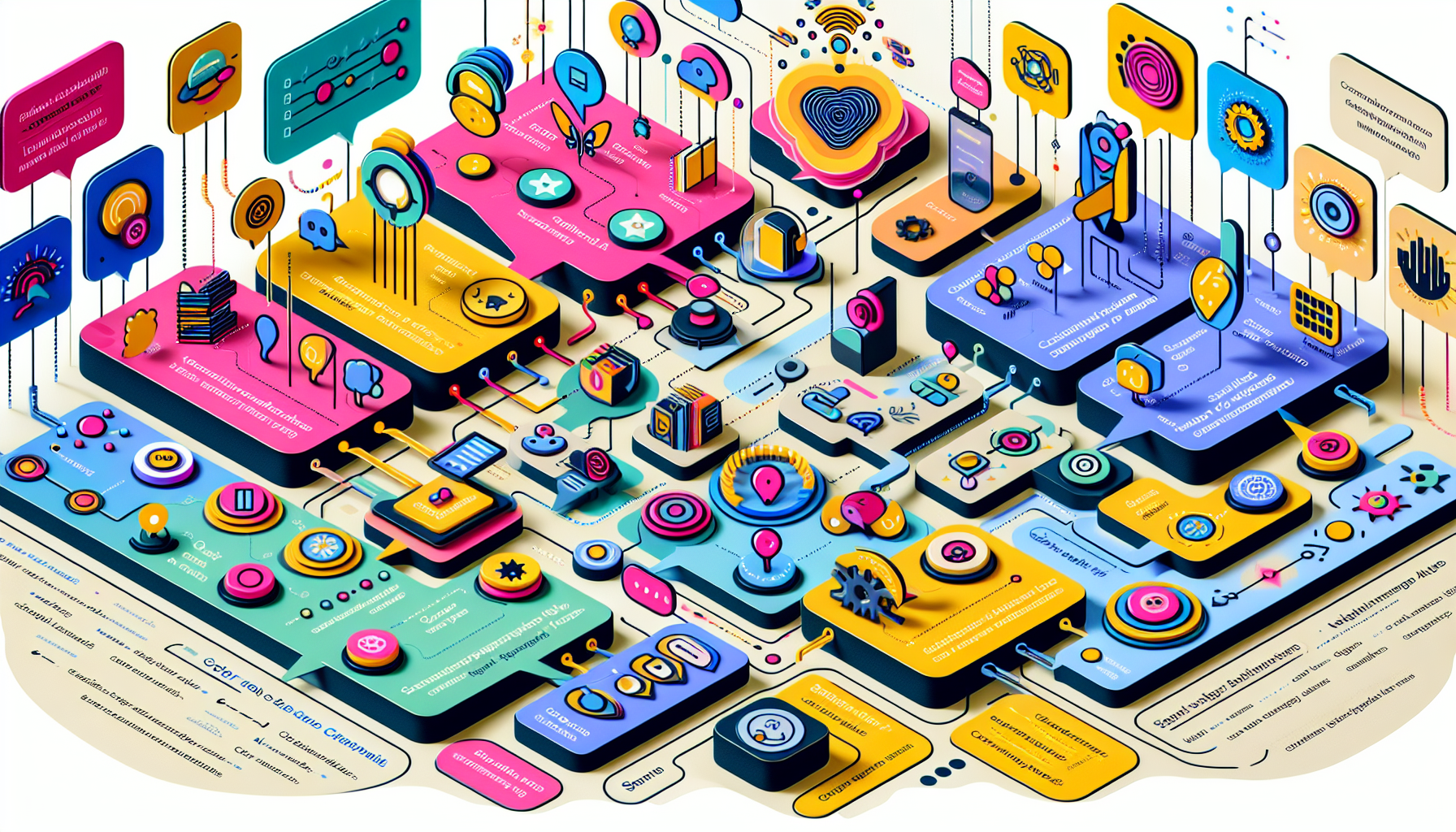 A visual representation of different types of text to speech APIs and their features.