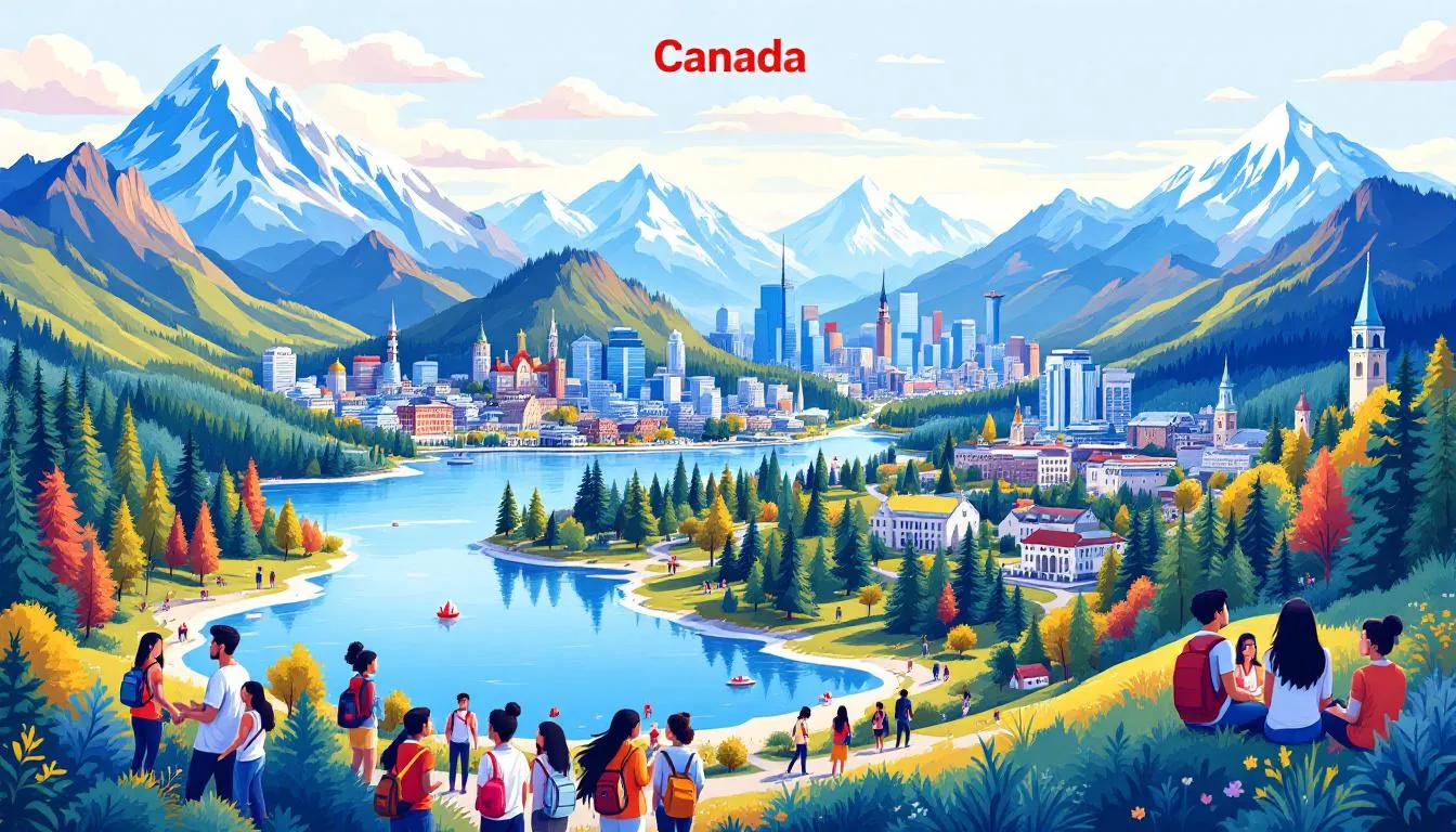 Étapes de la demande de permis d'études au Canada.