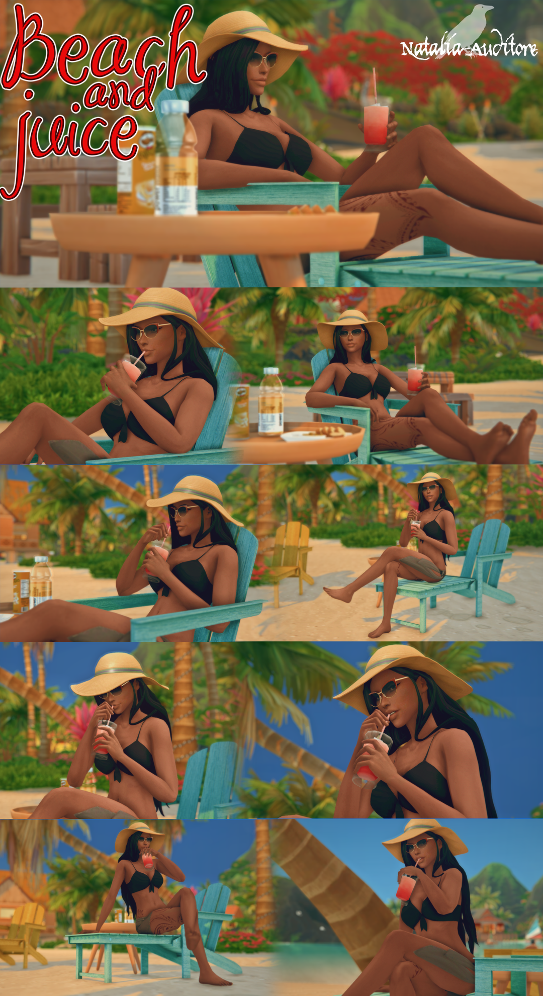 Beach and Juice Pose Pack + Accessories