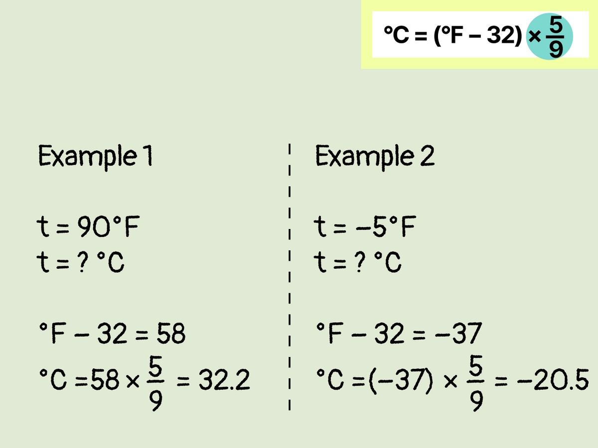 SOLVED: Nature, C. Use the formula to convert 41Â°F to its equivalent  temperature on the Celsius scale.